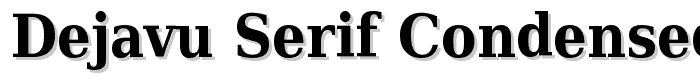 DejaVu Serif Condensed Bold font